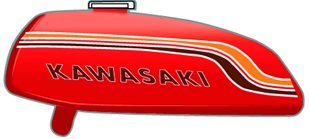 Pearl Candy tone Red Fuel Tank