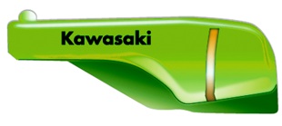 Kawasaki Factory Lime Green Fuel Tank